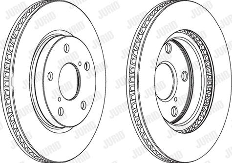 Jurid 563086JC - Тормозной диск autospares.lv