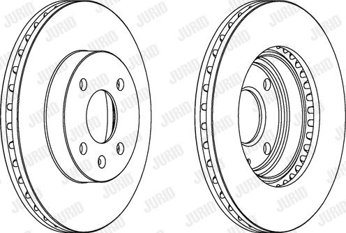 Jurid 563081JC - Тормозной диск autospares.lv