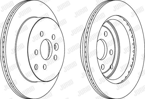 Jurid 563088JC - Тормозной диск autospares.lv