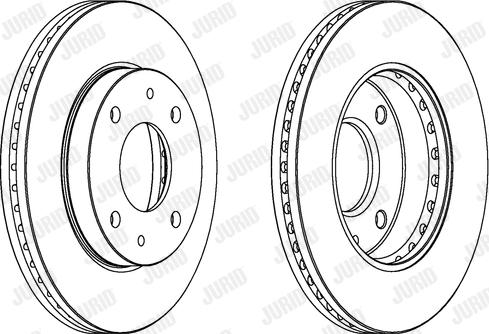 Jurid 563083JC - Тормозной диск autospares.lv