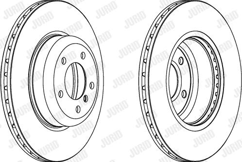 Jurid 563082JC-1 - Тормозной диск autospares.lv