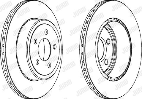 Jurid 563034JC-1 - Тормозной диск autospares.lv