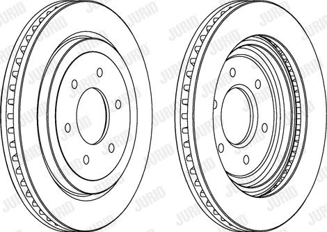 Jurid 563024JC-1 - Тормозной диск autospares.lv