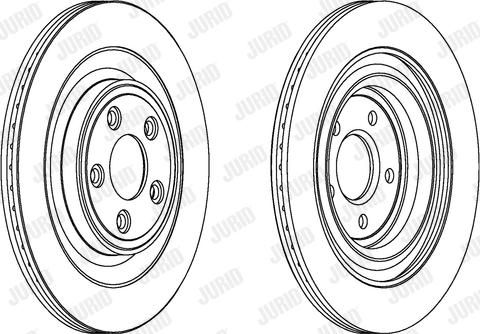 Jurid 563027JC-1 - Тормозной диск autospares.lv