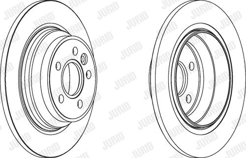 DURA BR900858 - Тормозной диск autospares.lv