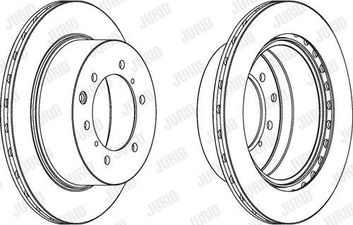 Jurid 563073JC - Тормозной диск autospares.lv