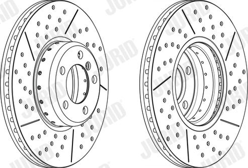 Jurid 563199JC-1 - Тормозной диск autospares.lv