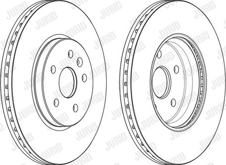 Jurid 563145JC-1 - Тормозной диск autospares.lv