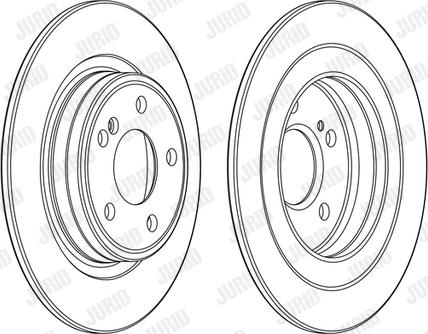 Jurid 563140JC-1 - Тормозной диск autospares.lv