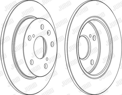 Jurid 563141JC-1 - Тормозной диск autospares.lv