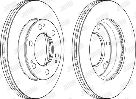 Jurid 563148JC - Тормозной диск autospares.lv