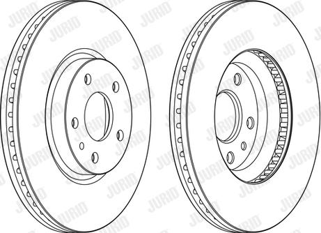 Jurid 563154JC - Тормозной диск autospares.lv