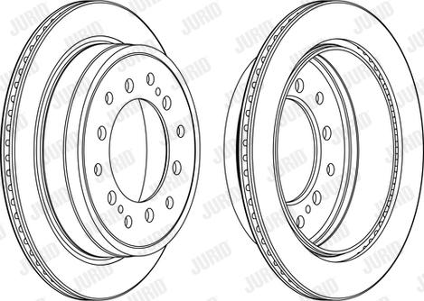 Jurid 563157JC - Тормозной диск autospares.lv