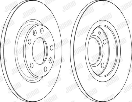 Jurid 563166JC-1 - Тормозной диск autospares.lv