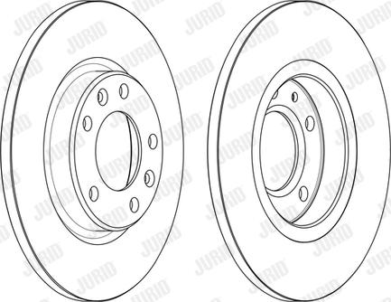 Jurid 563166JC - Тормозной диск autospares.lv