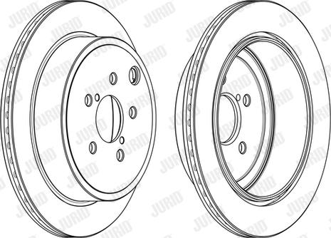 Jurid 563109JC-1 - Тормозной диск autospares.lv