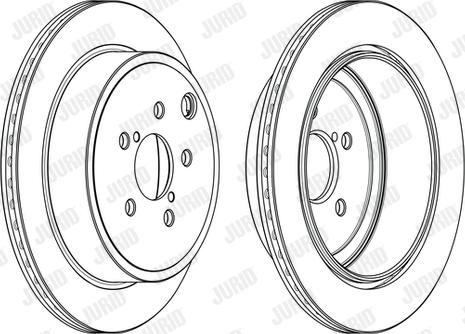 Jurid 563109JC - Тормозной диск autospares.lv