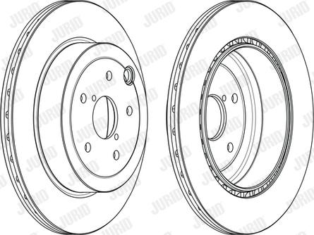 Jurid 563108JC - Тормозной диск autospares.lv