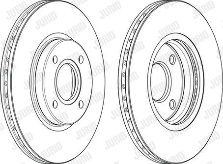 Jurid 563115JC - Тормозной диск autospares.lv