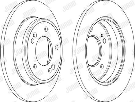 Jurid 563110JC - Тормозной диск autospares.lv