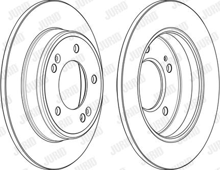 Jurid 563110JC - Тормозной диск autospares.lv