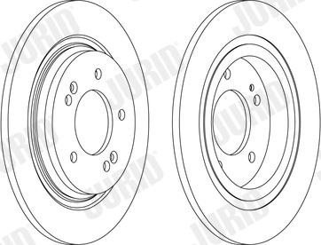 Jurid 563182JC-1 - Тормозной диск autospares.lv