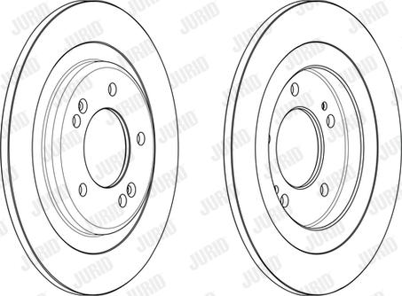 Jurid 563136JC-1 - Тормозной диск autospares.lv