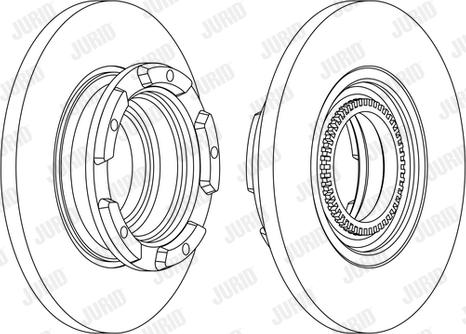 Jurid 563126J - Тормозной диск autospares.lv