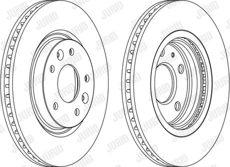 Jurid 563120JC-1 - Тормозной диск autospares.lv