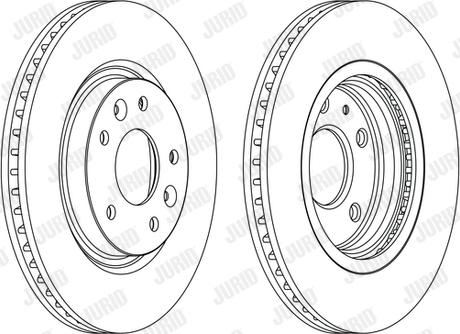 Jurid 563120JC - Тормозной диск autospares.lv