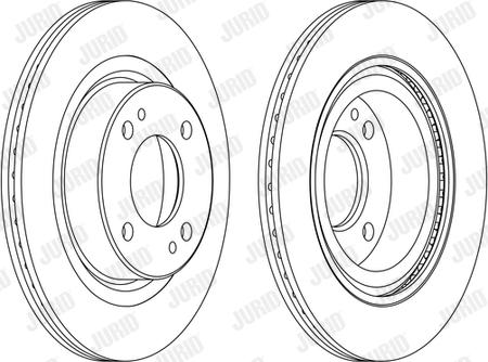 Jurid 563121JC - Тормозной диск autospares.lv