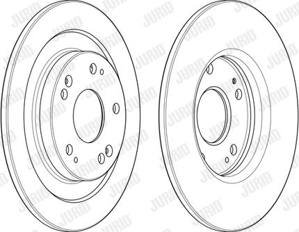 Jurid 563128JC - Тормозной диск autospares.lv