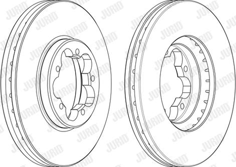 Jurid 563123JC-1 - Тормозной диск autospares.lv