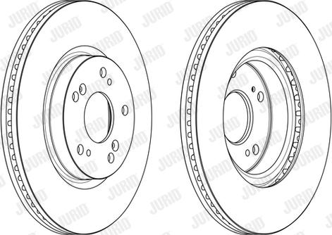 Jurid 563127JC-1 - Тормозной диск autospares.lv