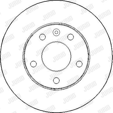 Jurid 563394J-1 - Тормозной диск autospares.lv