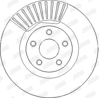 Jurid 563395JC-1 - Тормозной диск autospares.lv