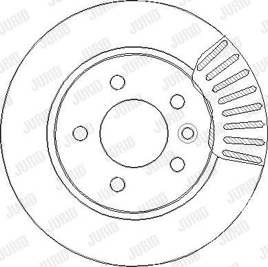 Jurid 563398JC-1 - Тормозной диск autospares.lv