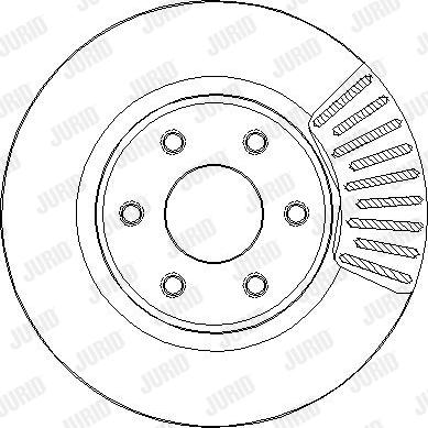 Jurid 563397JC-1 - Тормозной диск autospares.lv