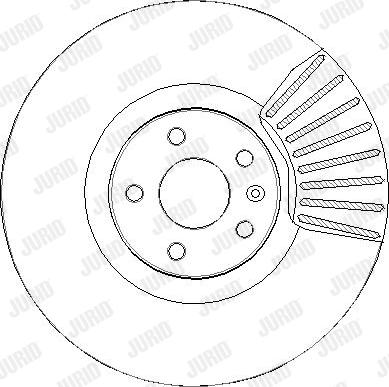 Jurid 563354JC-1 - Тормозной диск autospares.lv