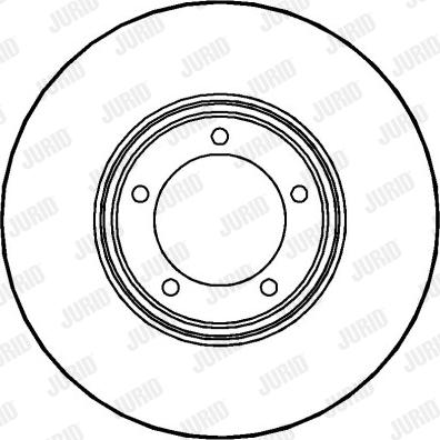 Jurid 563358JC-1 - Тормозной диск autospares.lv