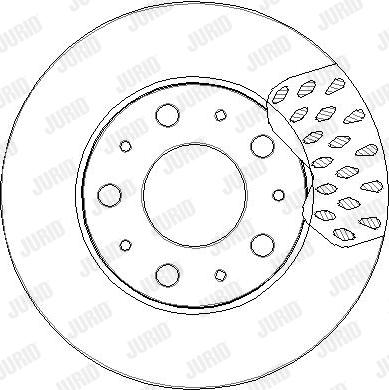 Jurid 563305JC-1 - Тормозной диск autospares.lv