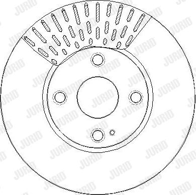 Jurid 563385JC-1 - Тормозной диск autospares.lv