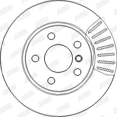 Jurid 563291JC-1 - Тормозной диск autospares.lv