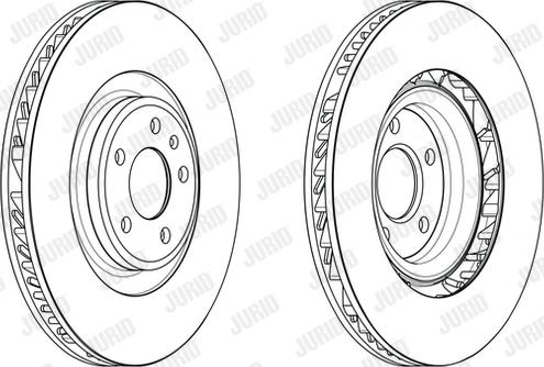 Jurid 563249JC-1 - Тормозной диск autospares.lv