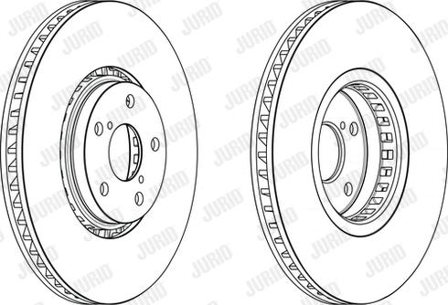 Jurid 563240JC-1 - Тормозной диск autospares.lv