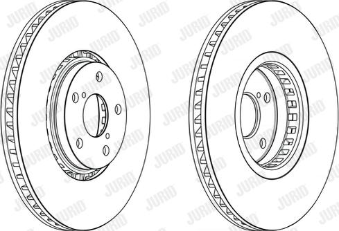 Jurid 563241JC-1 - Тормозной диск autospares.lv