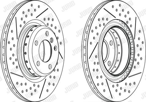 Jurid 563206JVC-1 - Тормозной диск autospares.lv