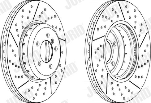 Jurid 563200JC-1 - Тормозной диск autospares.lv