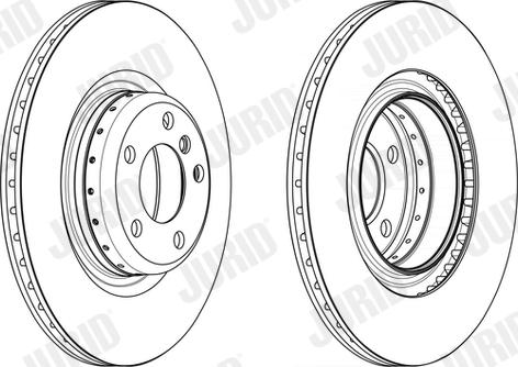 Jurid 563208JC-1 - Тормозной диск autospares.lv