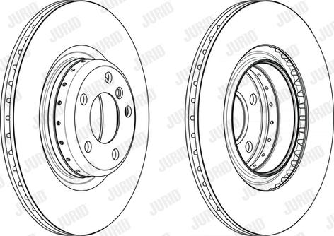 Jurid 563208JVC-1 - Тормозной диск autospares.lv